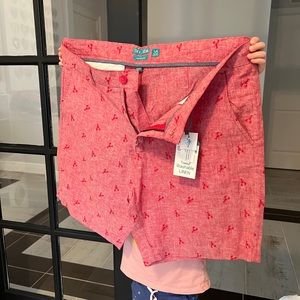 Men’s Lobster 🦞 Linen Shorts